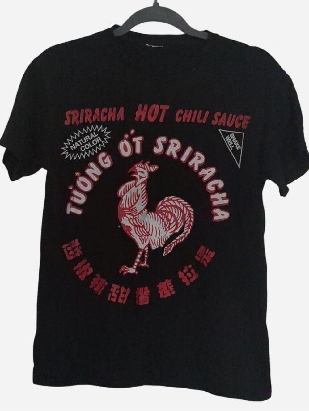 🌶️ VINTAGE STYLE SRIRACHA ROOSTER SAUCE GRAPHIC TEE | Unisex Small | Streetwear
